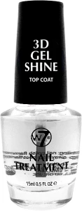 W7 Топ для гель-лака Cosmetics 3D Gel Shine Shine Top Coat