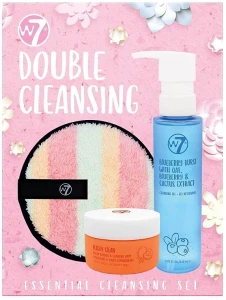 W7 Набор Double Cleansing Essentials (gel/120ml + balm/70g + acc)