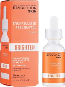 Revolution Skincare Освітлювальна сироватка з інкапсульованим ресвератролом Encapsulated Resveratrol Brighten Serum