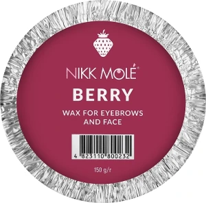 Nikk Mole Віск для брів і обличчя "Ягідний" Wax For Eyebrow And Face Berry