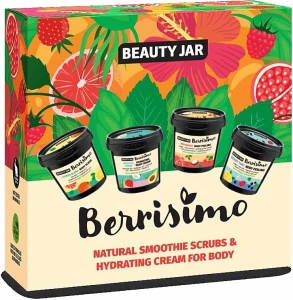 Beauty Jar Набір Berrisimo Hydrating Body Gift Set (b/peel/160g + b/peel/200g + b/scrub/200g + b/cr/155ml)