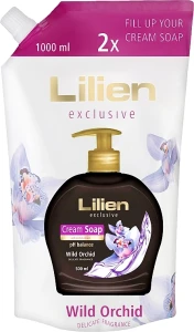 Lilien Жидкое крем-мыло "Дикая орхидея" Wild Orchid Cream Soap Doypack