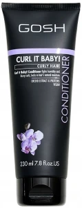 Gosh Copenhagen Кондиціонер для кучерявого волосся з екстрактом орхідеї та протеїнами Curl It Baby Curly Hair Conditioner