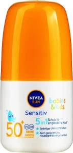 Nivea Дитячий сонцезахисний кульковий лосьйон 5 в 1 Sun Babies & Kids Protect & Sensitive Roll-On SPF 50+