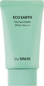 The Saem Сонцезахисний крем з центелою та м'ятою Eco Earth Cica Sun Cream