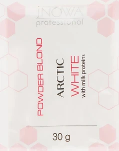 JNOWA Professional Освітлювальна пудра біла безпилова з протеїнами молока Blond Arctic (саше)