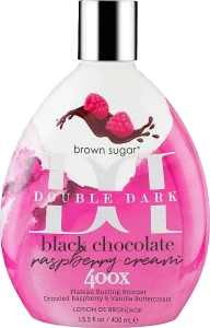 Tan Incorporated Крем для солярия для ультра темного оттенка с омолаживающим эффектом Raspberry & Cream 400x Double Dark Black Chocolate