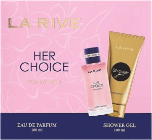 La Rive Her Choice Набор (edp/100ml + sh/gel/100ml)