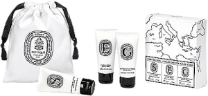 Diptyque Набор The Art Of Hand Care Travel Set (h/lot/30ml + h/gel/30ml + h/wash/30ml + bag/1pc)