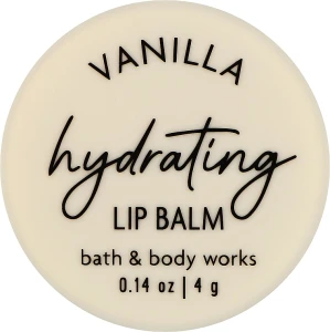 Bath & Body Works Бальзам для губ Bath and Body Works Vanilla Hydrating Lip Balm, 4g