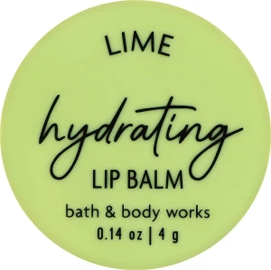 Bath & Body Works Бальзам для губ Bath and Body Works Lime Hydrating Lip Balm