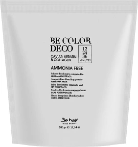 Be Hair Осветлитель для волос Be Color Deco Ammonia Free Brightener 12, 24, 36 Minutes