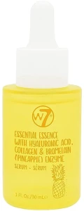 W7 Омолоджувальна сироватка для обличчя Essential Essence With Hyaluronic Acid Collagen Bromelain Enzyme Serum
