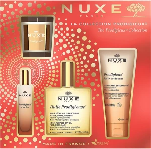 Nuxe Набір Prodigieux (b/oil/100ml + perf/15ml + shower oil/100ml + candle/70g)