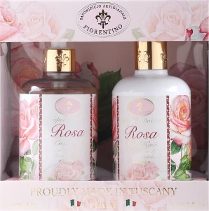 Saponificio Artigianale Fiorentino Набір Rose (soap/500ml + sh gel/500ml)