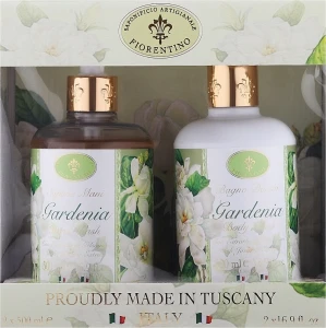 Saponificio Artigianale Fiorentino Набор Gardenia (soap/500ml + sh gel/500ml)