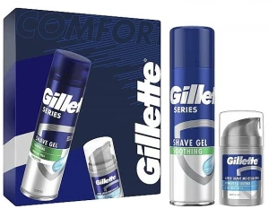 Gillette Набір Series (gel/200ml + ash/balm/50ml)