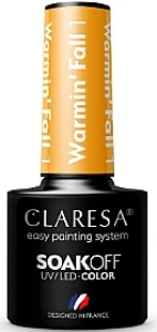 Claresa Гель-лак для нігтів Warmin Fall Soak Off UV/LED Color