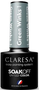Claresa Гель-лак для нігтів Green Winks Soak Off UV/LED Color