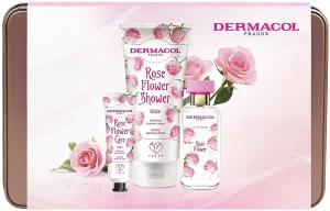 Dermacol Rose Flower Набір (edp/50ml + h/cr/30ml + sh/cr/200ml)
