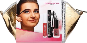 Dermacol Butterfly Shine (mascara/12ml + lip/gloss/4ml + nail/polish/11ml) Набор