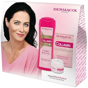 Dermacol Набор Collagen+ (b/milk/250ml + cr/50ml + mask/2x7,5ml)