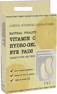 London Botanical Laboratories Гідрогелеві патчі для очей з вітаміном С Vitamin C Hydro-Gel Eye Pads