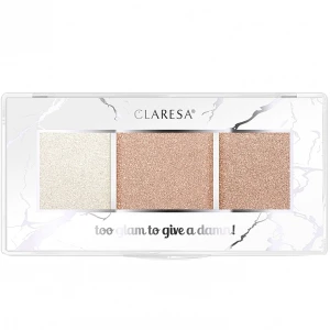 Claresa Too Glam To Give A Damn Highlighter Palette Палетка хайлайтеров для лица