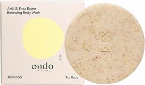 Ondo Beauty 36.5 Натуральний відлущувальний засіб для тіла AHA & Shea Butter Renewing Body Wash
