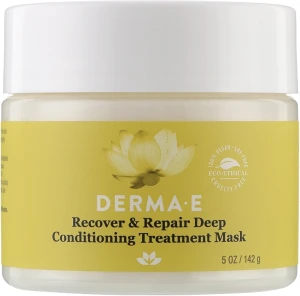 Derma E Відновлювальний засіб для глибокого кондиціювання волосся Recover & Repair Deep Conditioning Treatment Mask