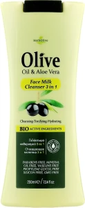 Madis Очищувальне молочко для обличчя 3 в 1 HerbOlive Milk Cleanser 3 in 1