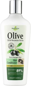 Madis Кондиціонер для волосся на олії оливи з натуральними екстрактами трав HerbOlive Conditioner Herbs For Dry & Damaged Hair