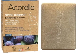 Acorelle Отшелушивающее мыло для тела Exfoliating Soap With Plum Kernel Powder