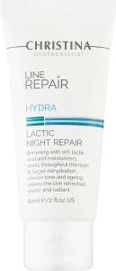 Крем для обличчя "Нічне відновлення" з молочною кислотою - Christina Line Repair Hydra Lactic Night Repair, 60ml