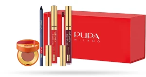 Pupa Набор My Fabulous Beauty Box Summer Escape (eye/sh/2g + eye/pen/1.6g + lipstick/4.5ml + lipstick/4.5ml)
