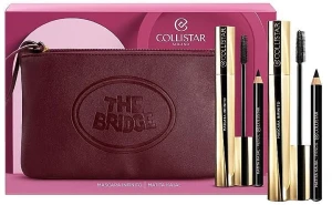 Collistar Cofanetto Mascara Infinito Extra Nero (mascara/11ml + eye/pencil/1.2g + bag) Набор