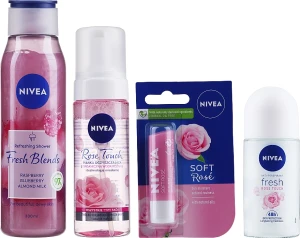 Nivea Набор You Got This (deo/50ml + sh/gel/300ml + lip balm/4.8g + foam/150ml)