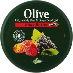 Madis Олія для тіла з опунцією і олією виноградних кісточок HerbOlive Olive & Prickly Pear & Grape Seed Oil Body Butter