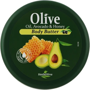 Madis Олія для тіла з медом і авокадо HerbOlive Olive Oil Avocado & Honey Body Butter