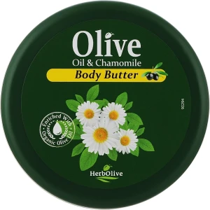 Madis Олія для тіла з екстрактом ромашки HerbOlive Olive Oil & Chamomile Body Butter