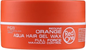 RedOne Воск для волос на водной основе Aqua Hair Gel Wax Full Force Orange