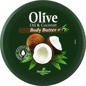 Madis Лосьйон для тіла з кокосом HerbOlive Olive Oil & Coconut Body Butter