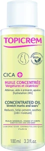 Topicrem Концентрована олія від розтяжок і шрамів CICA Stretch Marks and Scars Concentrated Oil