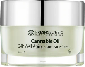 Madis Крем для лица "Антивозрастной уход" Fresh Secrets Cannabis Oil 24Η Well Aging Care