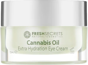 Madis Крем для області навколо очей "Екстразволожувальний" Fresh Secrets Cannabis Oil Extra Hydration Eye Cream