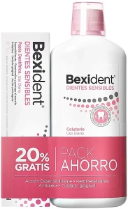 Isdin Набор Bexident Sensitive (toothpaste/75ml + mouth/wash/500ml)