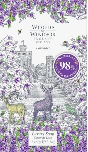 Woods of Windsor Lavender Набір мила (soap/3x60g)