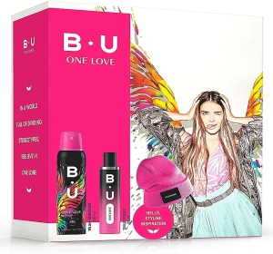 B.U. One Love Набір (edt/50ml + deo/spray/150ml + accessories/1pc)