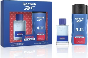 Reebok Move Your Spirit For Men Набор (edt/100ml + sh/gel/250ml)