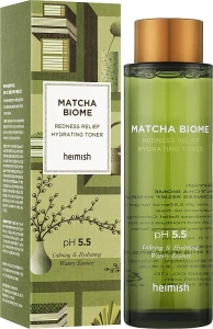 Зволожувальний тонер для обличчя - Heimish Matcha Biome Redness Relief Hydrating Toner, 150 мл